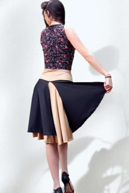 Doble bies con tajo en seda fría - Image 6